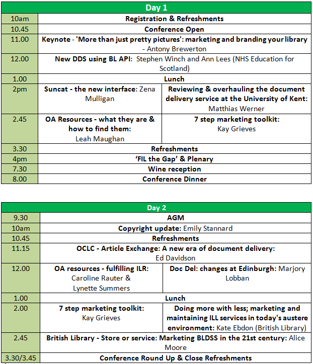 Interlend Conference Programme 2014